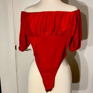 Bodysuit off shoulder blouse